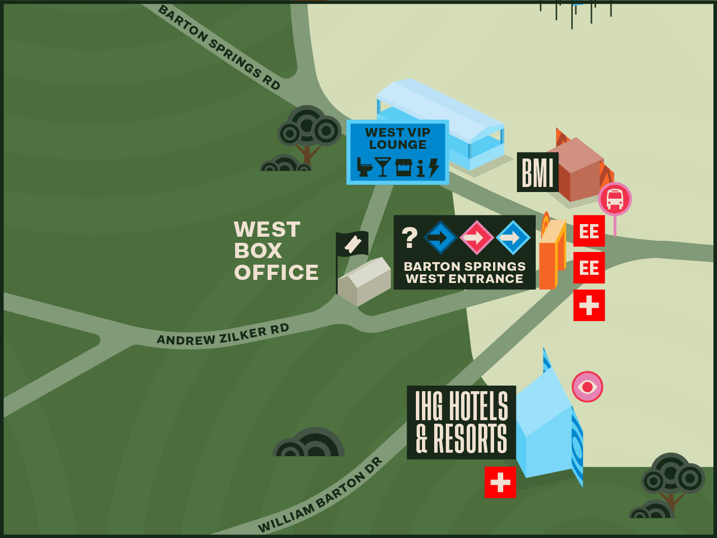 VIP Grove East map location