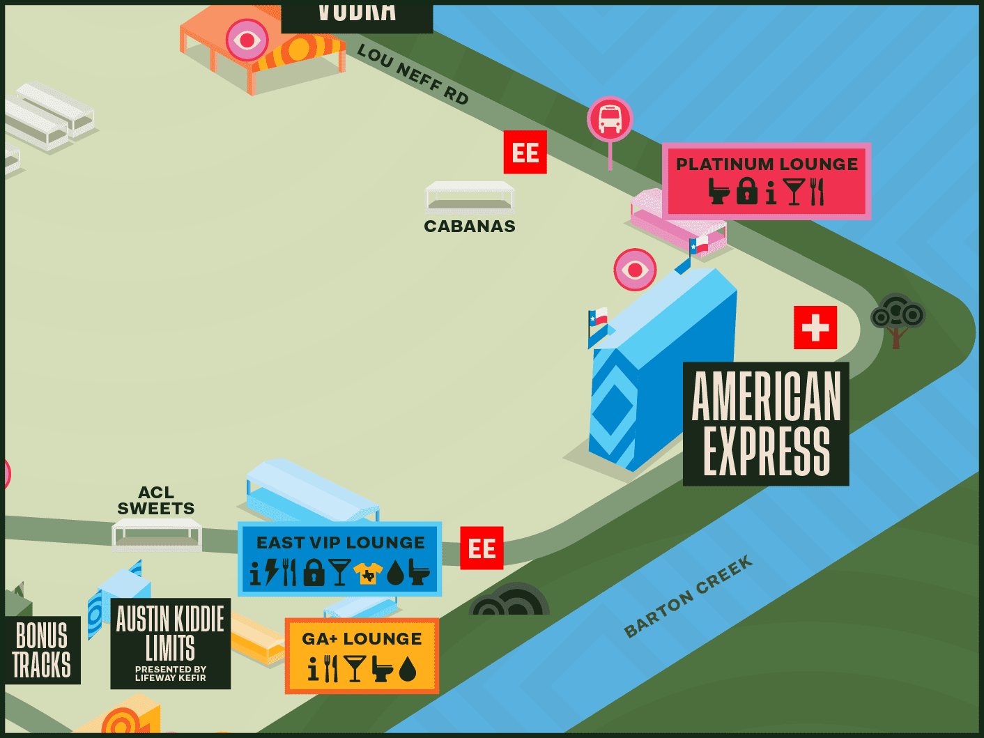 Platinum Lounge map location